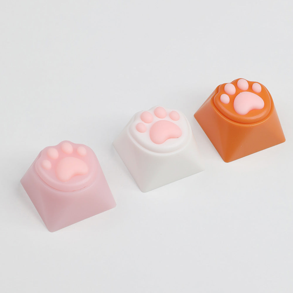 3D Cat Paw Silicone Artisan Keycap