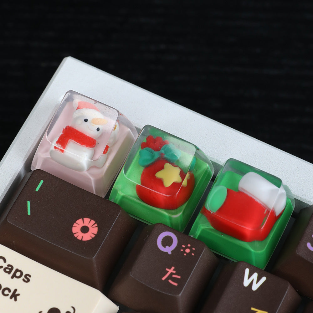 Christmas Themed Artisan Keycaps
