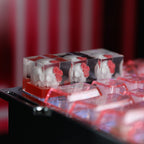 Skull & Roses Resin Artisan Keycap - Gothic Aesthetic for Mechanical Keyboards