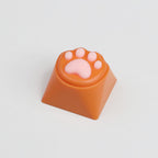 Kawaii Silicone Cat Paw Artisan Keycap, Soft Tactile Keycap for Cherry MX Mechanical Keyboards