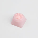 Kawaii Silicone Cat Paw Artisan Keycap, Soft Tactile Keycap for Cherry MX Mechanical Keyboards