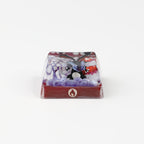 1.5U Shiny Black Charizard X Custom Keycap, Hand-Painted Pokémon Resin Keycap