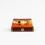 Handmade Pokémon Fire-Type Artisan Resin Keycap with Glitter Lava Base 1.5U