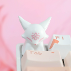 Fox Shaped Artisan Keycaps, Hand-painted Custom Keycaps for Mechanical Keyboards