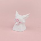 Fox Shaped Artisan Keycaps, Hand-painted Custom Keycaps for Mechanical Keyboards