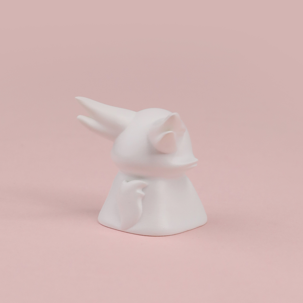 Fox Shaped Artisan Keycaps, Hand-painted Custom Keycaps for Mechanical Keyboards