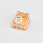 Cute Animal Bedroom Scene Resin Artisan Keycaps - 5 Kawaii Designs