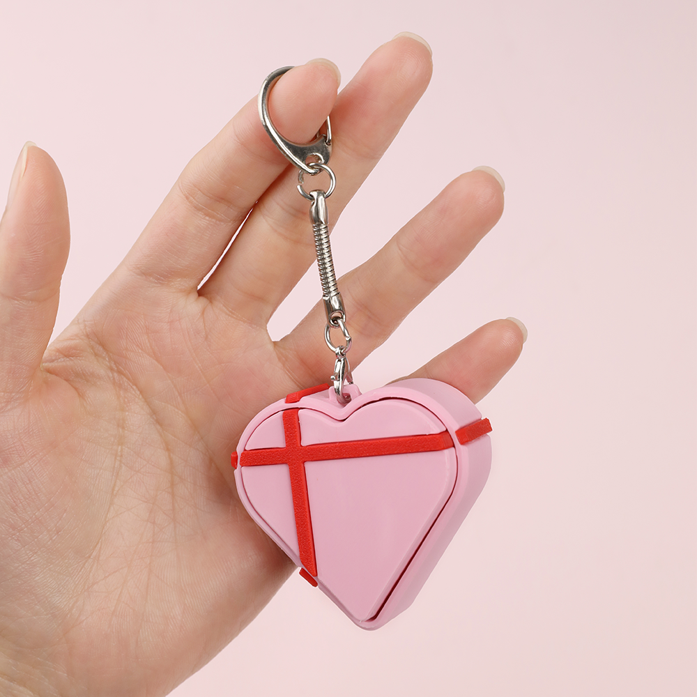 Cute Heart Gift Box Inspired Click Fidget Toy Relaxing Office Desk Toy