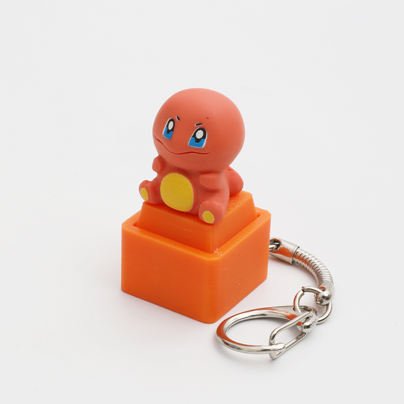 Animal Click Fidget Toy Portable Stress Relief Keychain, Anti-Anxiety Sensory Toy for Animal Lovers Adults & Kids