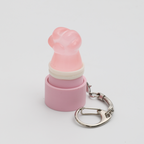 Animal Click Fidget Toy Portable Stress Relief Keychain, Anti-Anxiety Sensory Toy for Animal Lovers Adults & Kids