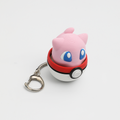 Poké Ball Mew Fidget Toy Anime Cartoon Click Stress Relief Keychain Cute Sensory Decompression Toy