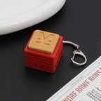 Currency Symbol Clicker Fidget Toy - Yen & Dollar Sign Stress Relief Keychain, Novelty Decompression Toy for Adults & Kids