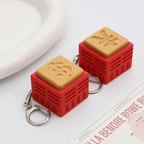 Currency Symbol Clicker Fidget Toy - Yen & Dollar Sign Stress Relief Keychain, Novelty Decompression Toy for Adults & Kids