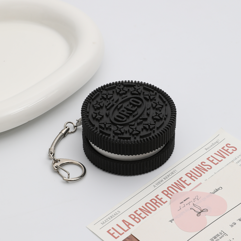 Oreo Cookie Clicker Fidget Toy - Portable Stress Relief Keychain, Anti-Anxiety Decompression Toy for Adults & Kids