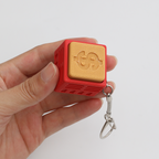 Currency Symbol Clicker Fidget Toy - Yen & Dollar Sign Stress Relief Keychain, Novelty Decompression Toy for Adults & Kids