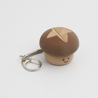 Mini Mushroom Fidget Toy Cute Fungus Shape Click Stress Relief Keychain Portable Sensory Decompression Toy