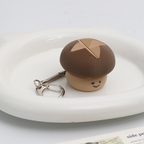 Mini Mushroom Fidget Toy Cute Fungus Shape Click Stress Relief Keychain Portable Sensory Decompression Toy