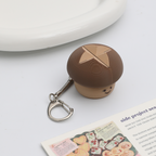 Mini Mushroom Fidget Toy Cute Fungus Shape Click Stress Relief Keychain Portable Sensory Decompression Toy