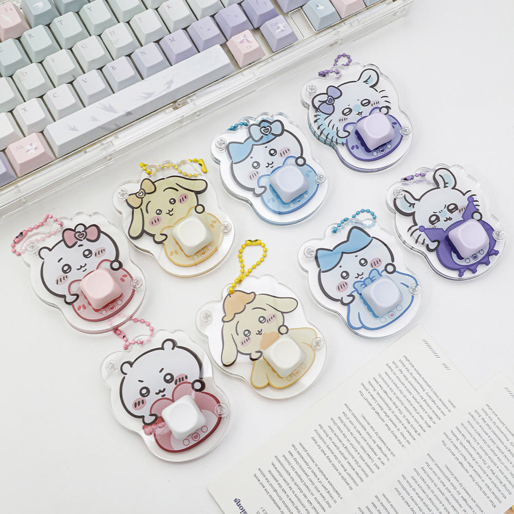 Sanrio Character Clicker Keychains – Cute Stress Relief for Fans!