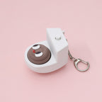 Quirky Toilet Poop Pop-Up Clicker Keychain - Fun Gag Gift & Desk Decor Toy