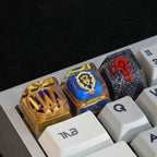 World of Warcraft Alliance & Horde Artisan Resin Keycaps