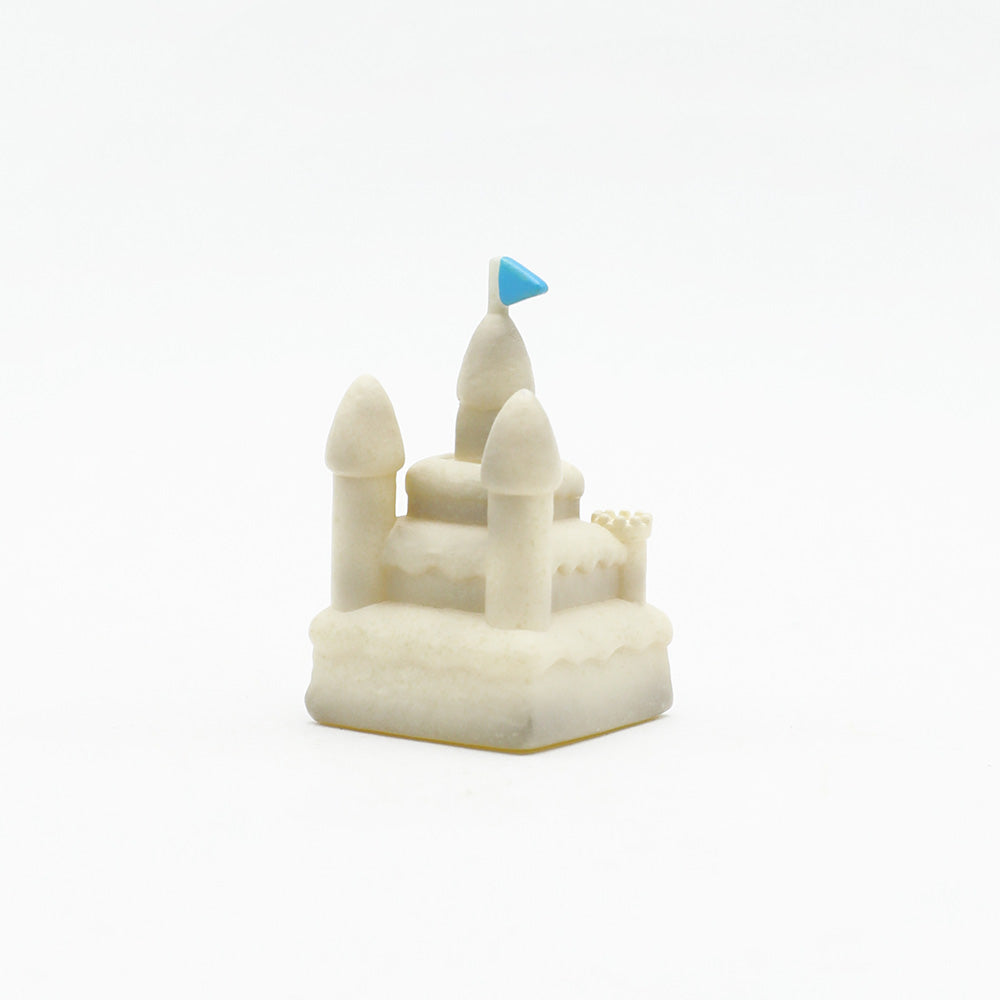 Sand Castle Artisan Keycap, 3D Hand-Painted Custom Keycap for Cherry MX Mechanical Keyboards