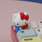 Hello Kitty 3D Artisan Keycap, Cute Hand-Painted Custom Keycap for Cherry MX Mechanical Keyboards