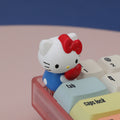 Hello Kitty 3D Artisan Keycap, Cute Hand-Painted Custom Keycap for Cherry MX Mechanical Keyboards