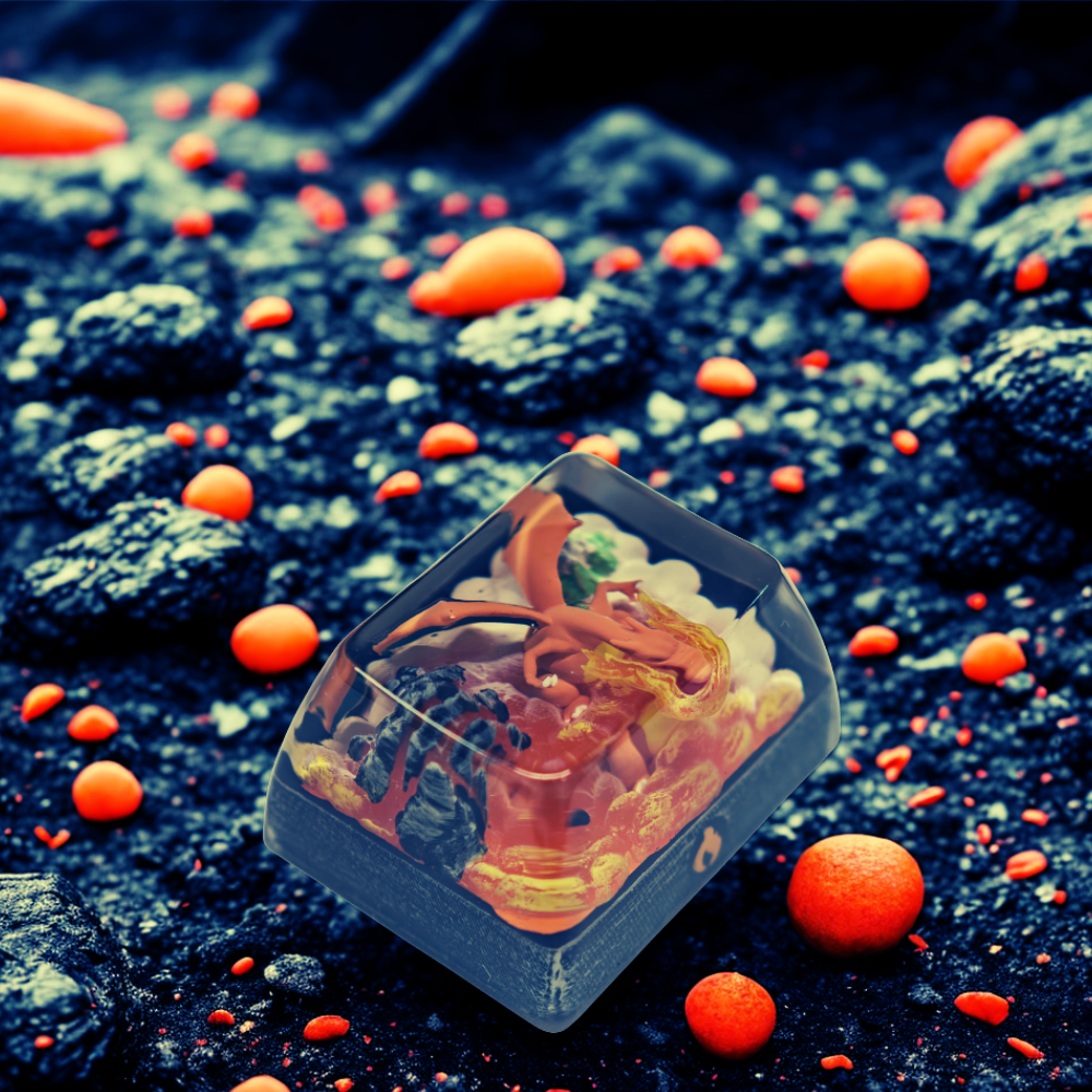 Charmander Resin Artisan Pokemon Keycap