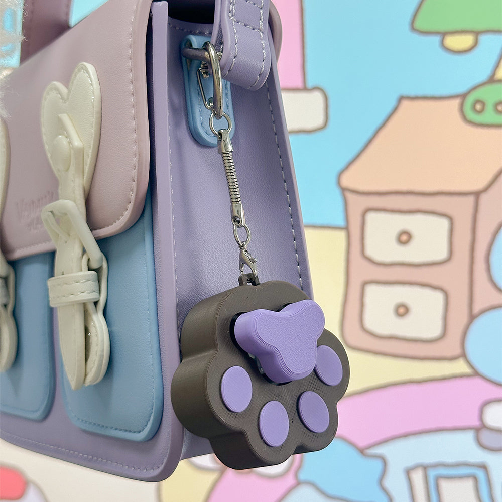 Click away stress with this cute dog paw fidget toy Keychain Keycaps🐾