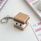 Cute Dessert Fidget Toys - Kawaii Food Shaped Stress Relief Keychain for Anxiety