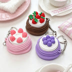 Sweet Pastry Clicker Fidget Toys - Portable Dessert-Shaped Sensory Keychain for Anxiety