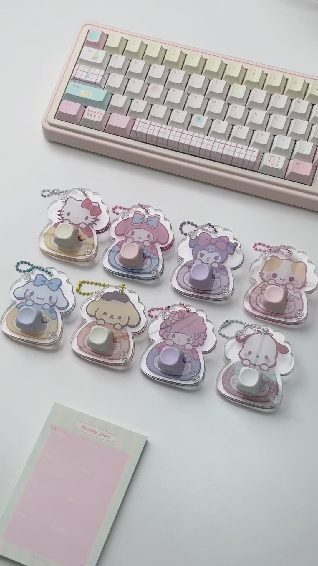 The Chiikawa Clicker Keychain