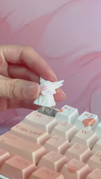Fox Shaped Artisan Keycaps, Hand-painted Custom Keycaps for Mechanical Keyboards