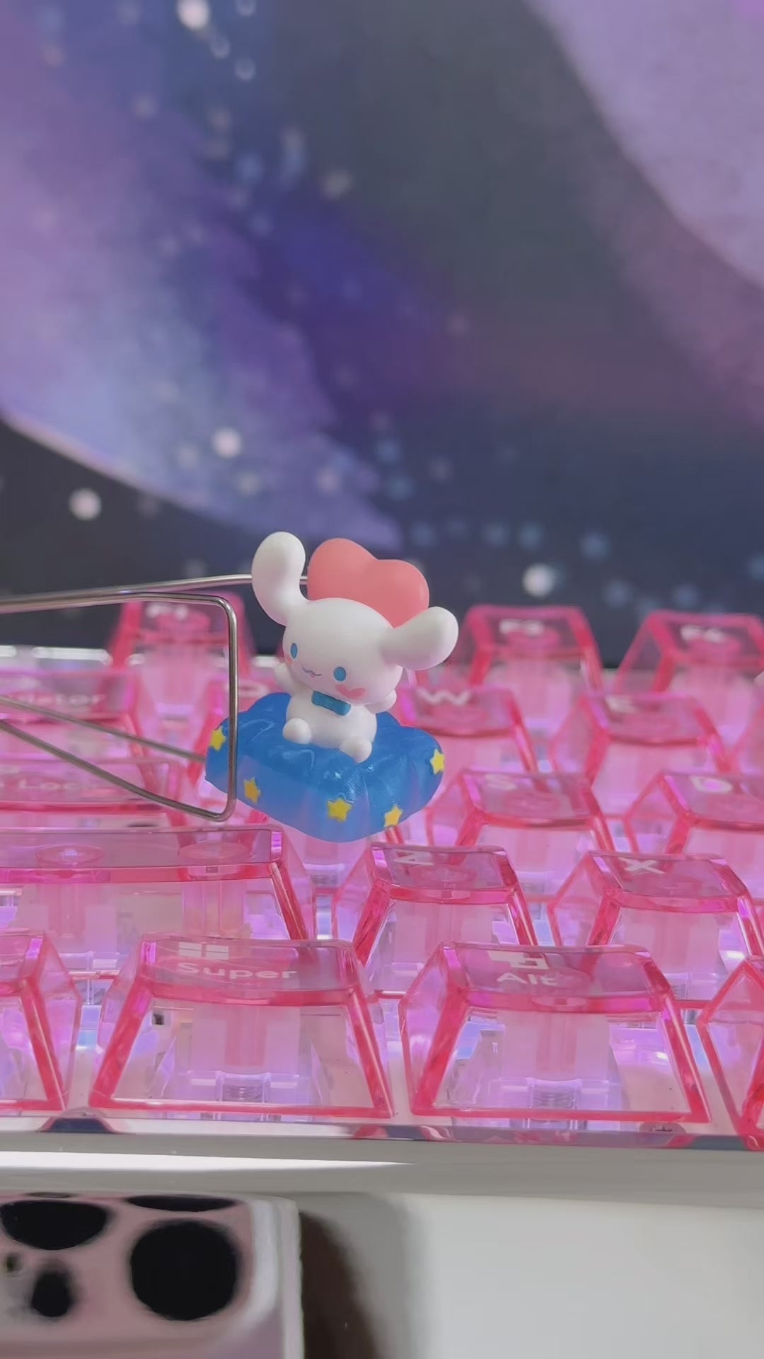 Cinnamoroll Starry Sky 3D Artisan Keycap