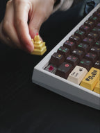 Sand Castle Artisan Keycap, 3D Hand-Painted Custom Keycap for Cherry MX Mechanical Keyboards
