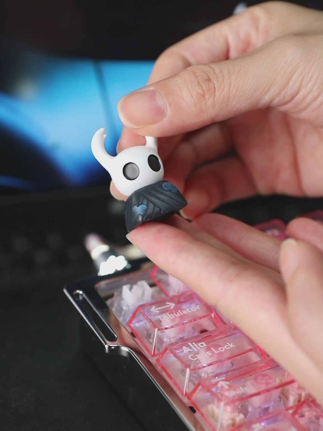 Hollow Knight The Knight Translucent Custom Keycap