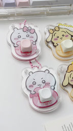 Sanrio Character Clicker Keychains – Cute Stress Relief for Fans!