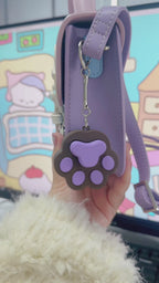 Click away stress with this cute dog paw fidget toy Keychain Keycaps🐾