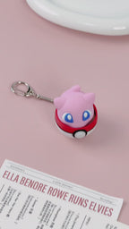 Poké Ball Mew Fidget Toy Anime Cartoon Click Stress Relief Keychain Cute Sensory Decompression Toy